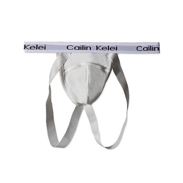 X-sarjan Jockstrap | Miesten alusvaatteet | Miesten Jockstrap Modal Stringit Kapea Matala Vyötärö Bikini T Seksikkäät Pikkuhousut white XL