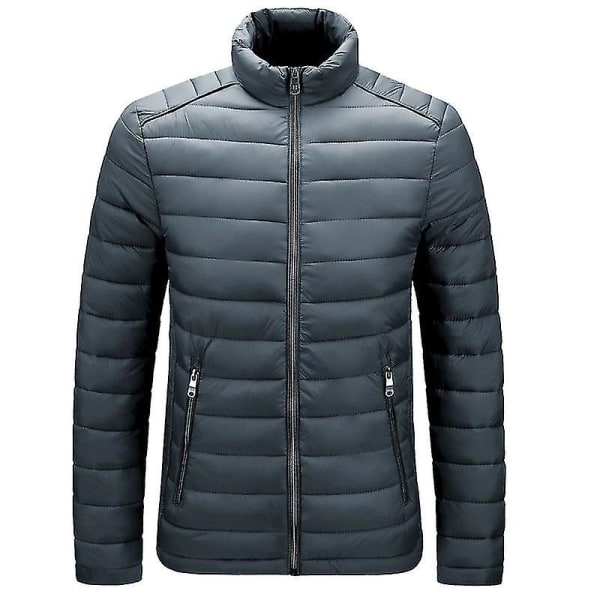 Unisex Jakker Termisk Jakke Ultralett Vintermote 4XL Dark Blue