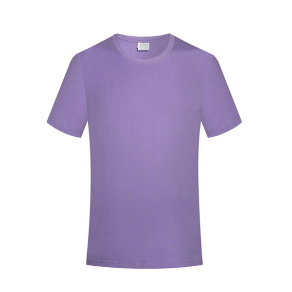 Oversized par kortærmet T-shirt løs og åndbar top til pige kvinde mor kæreste XL Purple
