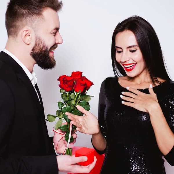 Smyckeskrin Presentförpackningar Halsband Örhänge Ring Presentask Sammetsring Ask, 6 Pack Sammet Smyckeskrin Ring Presentask Set, Singel Ring Ask Fodral Smyckesgåva