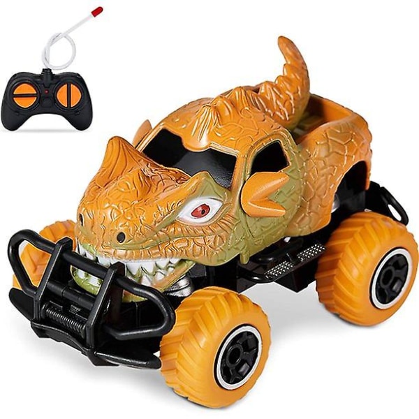 Lahjaleluja pojille 5 4 6 3 vuotta, kauko-ohjattavat autot pojille, dinosaurusjuhlapalvelukset (oranssi)