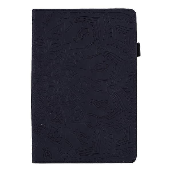 Præget læderetui til Lenovo Tab P12 12.7 Black