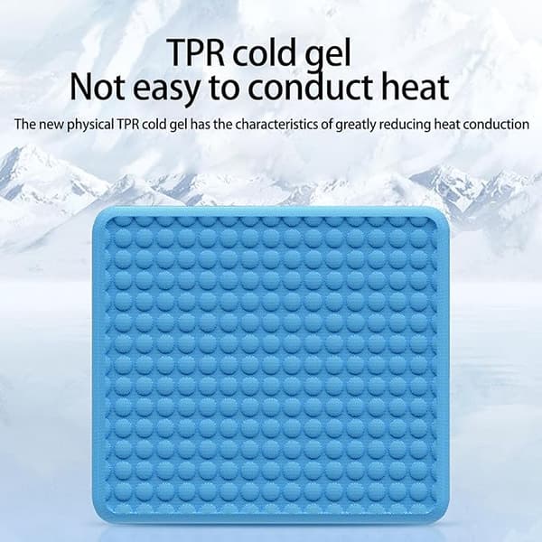 Gel Sittdyna - Cooling Gel Pad Cushion | Sommar Bilbarnstol Kyldyna | Kylande Sittdyna