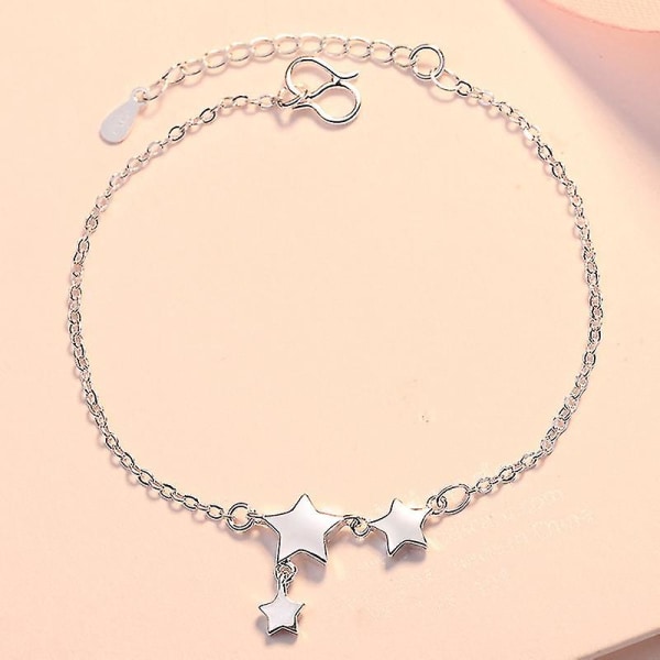 Silver Plating Armband Justerbar Storlek Charm Mode Alla Hjärtans Dag Smycken Present Till Kvinnor U