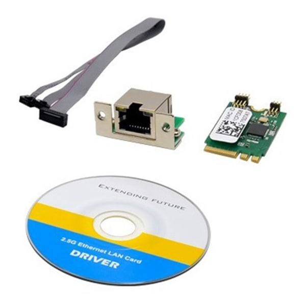 M.2 A+e Key 2.5g Ethernet Lan Kort Rtl8125b Industriel Kontrol Netværkskort Pci Netværksadapter Green