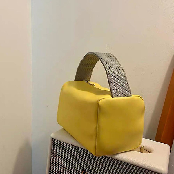Kosmetiikkalaukku Matka Vedenpitävä Säilytyslaukku Karkkivärinen Laukku, Valmistettu TPU:sta yellow