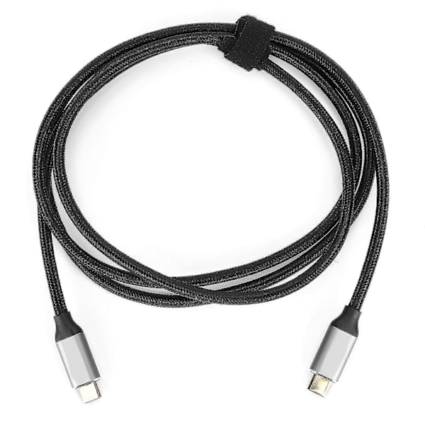 USB Type C - USB Type C -kaapeli 2 m – USB 3.1, 100 W, kaksoispää, PD 5A -pikalataus
