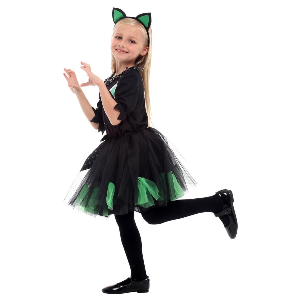 Halloween Häxkostymer För Flickor, Sagokostym Häxa Halloween Klä Ut Sig style 2 L