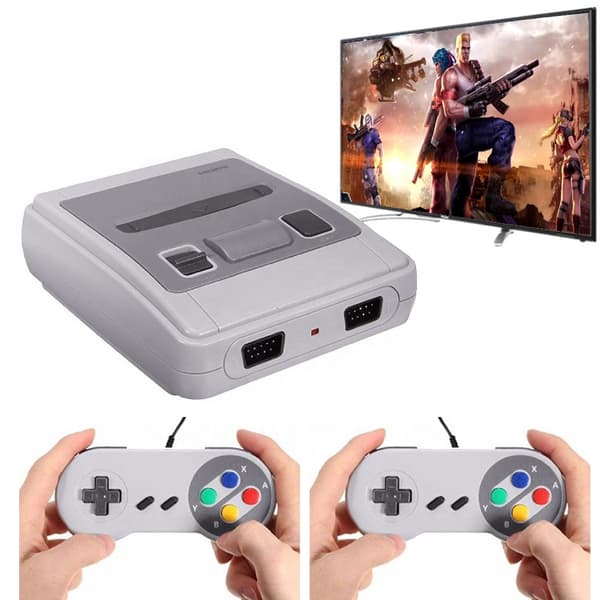 Nostalgisk Host Mini Klassisk Retro Spillekonsol 8 Bit 620 TV Videospillekonsol Til SNES Spil Konsoller AV Output