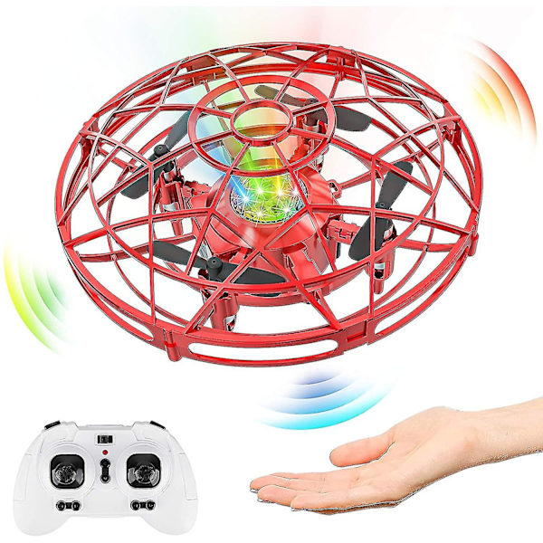 Mini Ufo Drone Barn Gutter Flygende Lekefly red