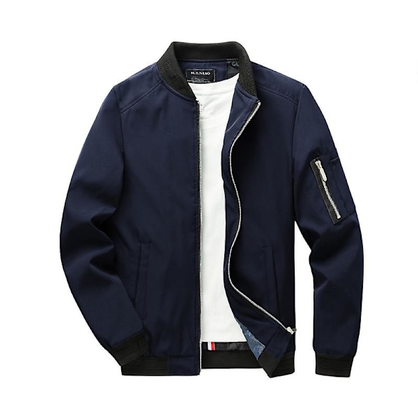 Bomberjakke for menn med ermelomme, lettvekt Navy 2XL