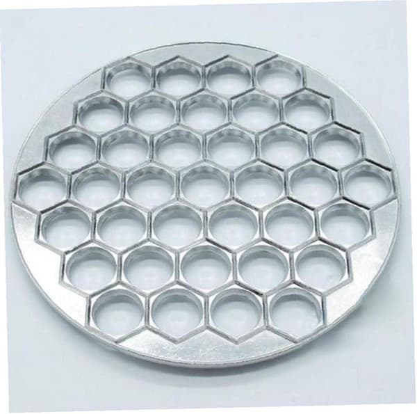 37 Hull Dumpling Maker Aluminium Ravioli Form Dumplings Bakverk Maker Verktøy One Size