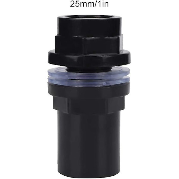 5kpl/setti PVC Akvaarion Vesiputken Liitos Suorat Putket Tarvikkeet Liitin Kalasäiliöt (25mm)