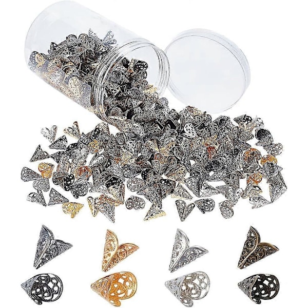 Jernperlehetter Antikk Bronse & Gunmetal & Platinum & Gylden