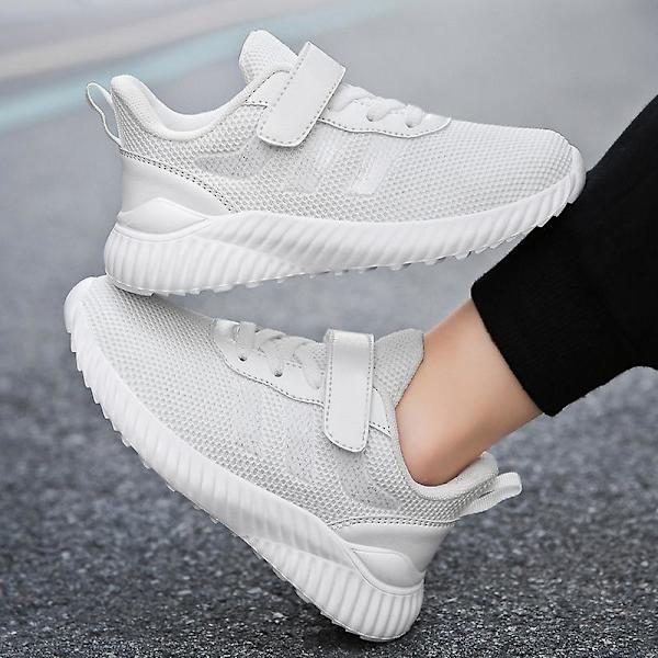 Børnesneakers Skridsikre Åndbare Sportsløbesko H623 White EU 34