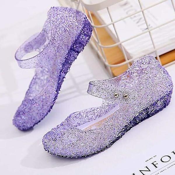 Prinsessflickor Sandaler Dansfest Cosplay Jellyskor För Barn GOLD 30