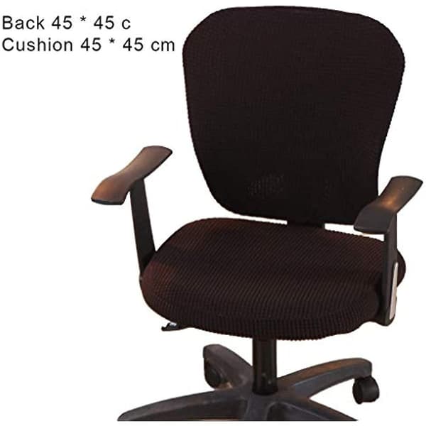 Guangcailun Dxa Universal Swivel Chair Cover Solid Corn Velvet Split Computer Office Extensible Armchair Slip