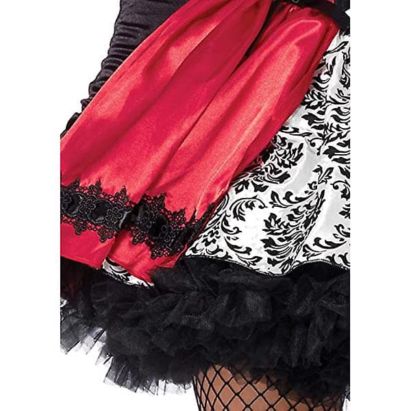 Kvinnors gotiska Rödluvan-dräkt Dress S