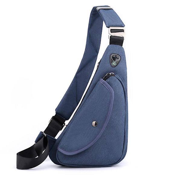 Axelväska för män, casual slingväska, miniryggsäck för kvinnor Navy blue