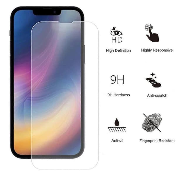 Andra generationens iPhone 14 härdat glas - Transparent iPhone 14 skärmskydd