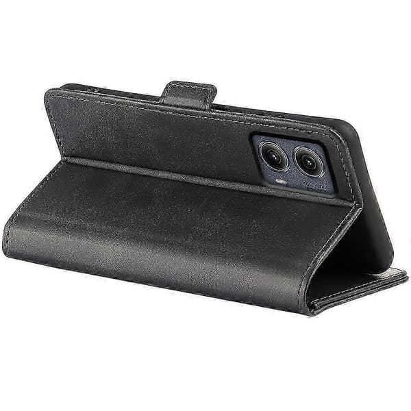 Plånboksfodral för Hmd Pulse/ Pulse+/ Pulse Pro Kalvtextur Läderställ Telefonskydd Black