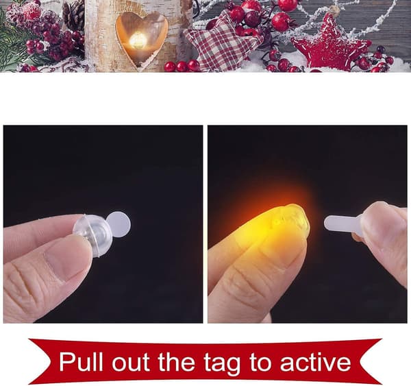 20 st LED-ballonger, lyktor, varmvitt ljus