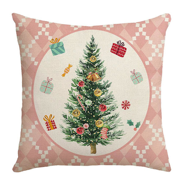 Juleputetrekk 45x45 Sett med 4a)