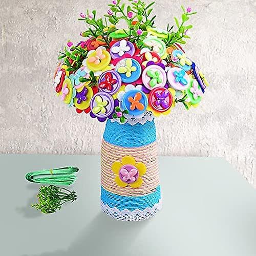 Blommor DIY-kit pysselset barn DIY-leksak, blommor DIY-kit barnset, pysselset