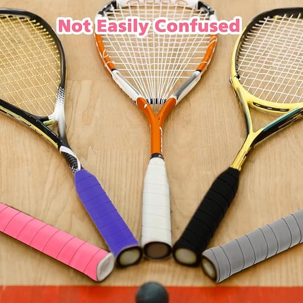 24 stk tennisracket grepteip, racket overgrepsteip med sklisikker perforert svetteabsorberende