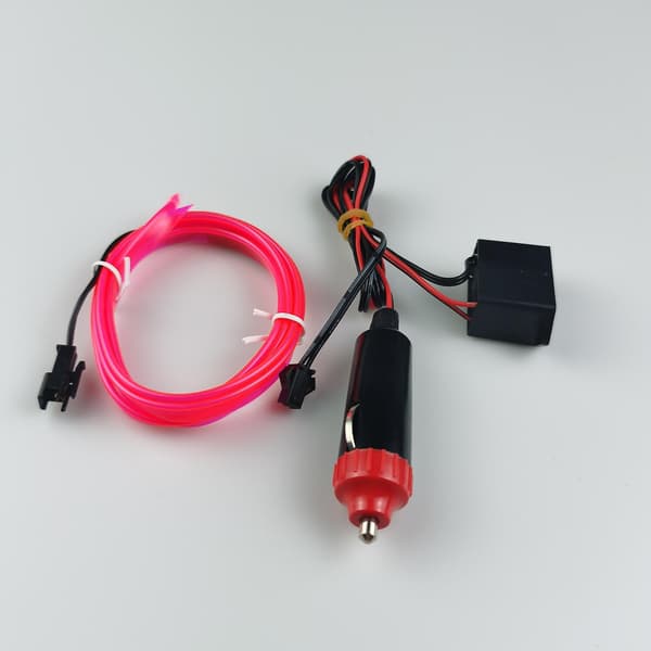 Led Neon Light Glow El Wire String Decor Bil Atmosfär Ljus