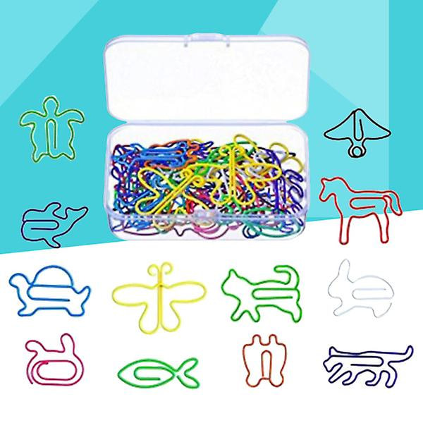 60 kpl Paper Pin Stationery Planner -klipsit Toimistoklipsit Puristin 60pcs
