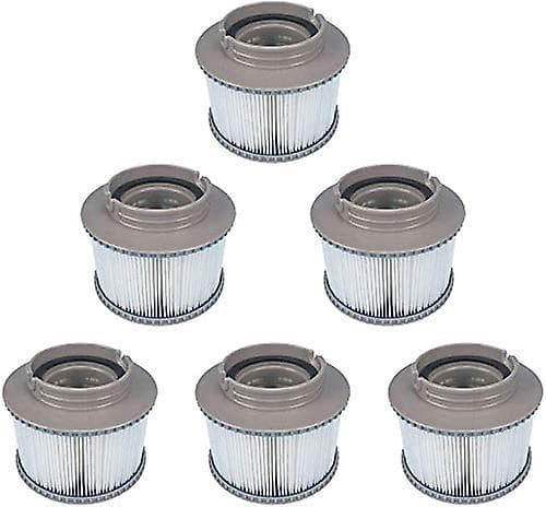 6-pack ersättningsfilter för Mspa Fd2089, filterpatron för simbassänger och spa