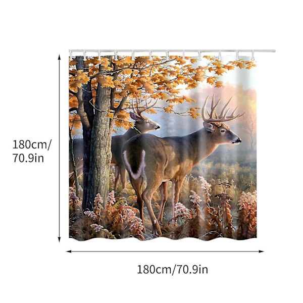 180*180 Duschdraperi Olika Mönster Duschdraperi Badrum Duschdraperi Digitaltryck Polyester Duschdraperi