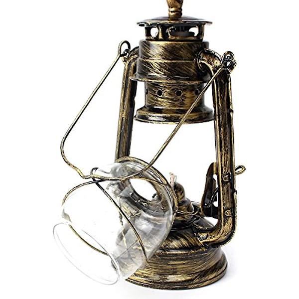 Bcyhh Vegglampe Vintage Rustikk Klassisk Industriell Vegglampe Smidd Jern Lantern 1 X E27 220 V Retro Metall Kreativ Lampe Vegglys Sti Lys Natt