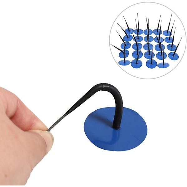 3mm Patch 24st däckplugg lagningslapp, trådad slanglös däckpunktering reparation svamp plugg lagningslapp