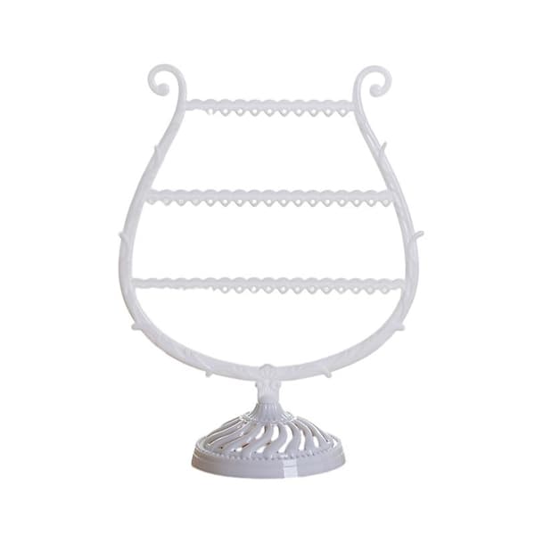 Øreringeholder Organizer Øreringeholder Halskæde Display Stand Smykkeskrin Organizer White
