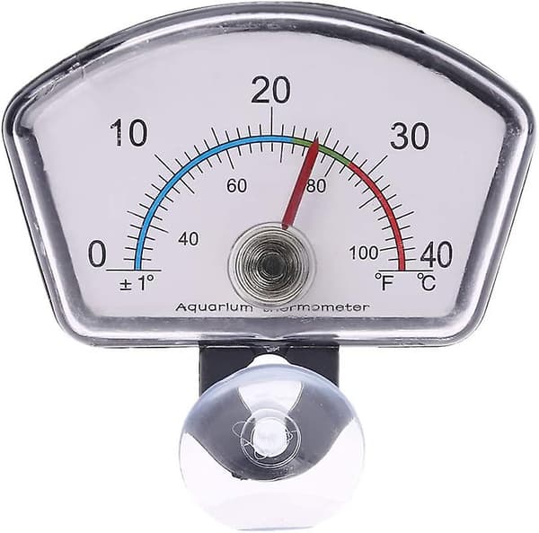 Akvarie Termometer Pointer Fisk Tank Temperatur Vred Sugkopp Nedsänkbar