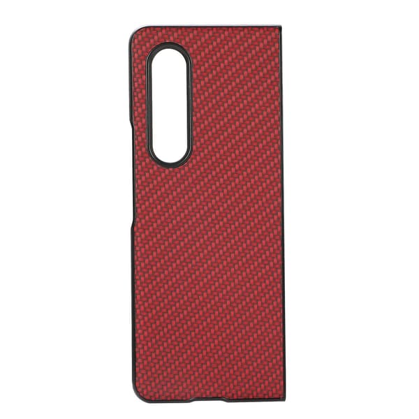 Mobilskal med kolfibertextur för Samsung Galaxy Z Fold4 Red