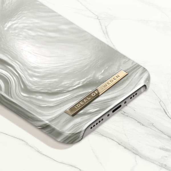 Etui til iPhone 13 Luxe Ultra fin Luminous Pearl, Sølv