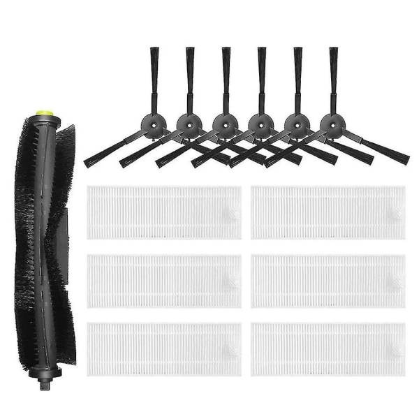 13 stk. Rullebørste Filter Sidebørste Reservedele Til Qihoo 360 S10 X100 Max Robotstøvsuger Cl