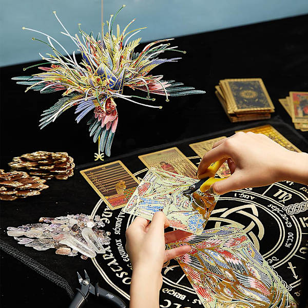 Piececool 3d Metal Pussel Konstellation Kits Vattumannen Fiskarna Väduren Diy Montering Modell Kits Pussel Leksaker För Tonåring ARIES