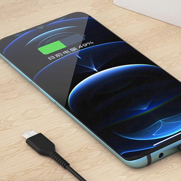USB C Multi Hurtigladekabel 2 i 1 USB C til Micro USB C Ladekabel