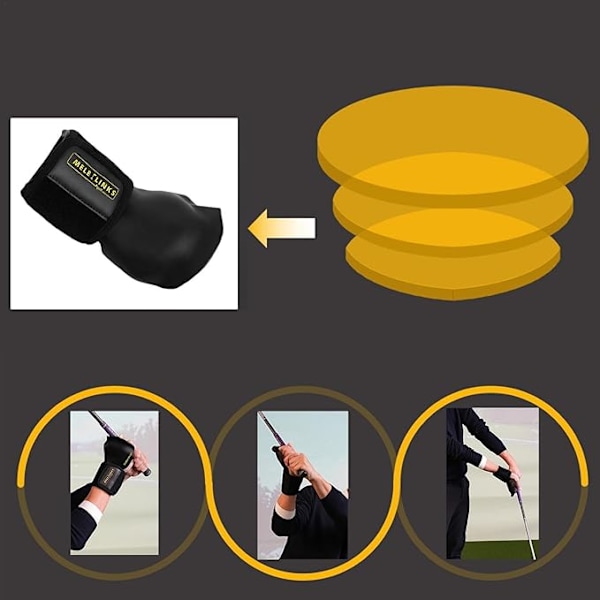 Golfharjoittelupallo, Golfharjoittelupallo | Golfharjoitteluväline miehille, Golfsvingiharjoitteluväline, Älypallo Golfharjoitteluväline, Ranneharjoittelija,