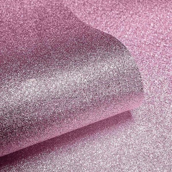 Glittereffekt Tapeter Sparkle Glänsande Skimmer Tungviktsvinyl Rosa Muriva