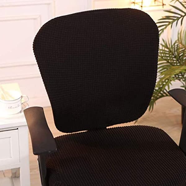 Guangcailun Dxa Universal Swivel Chair Cover Solid Corn Velvet Split Computer Office Extensible Armchair Slip