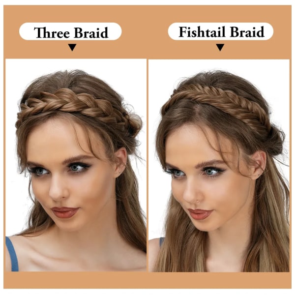 1 st syntetiskt bandhår flätor med justerbart bälte flätad bohemisk stil damfrisyr 24 60 fishbone braid