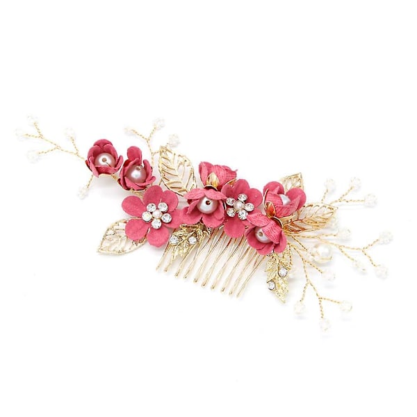 Perler Blomst Hårnål Hodeplagg Rosy