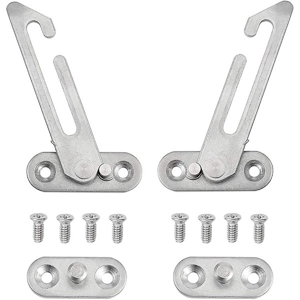 2-pack fönsteröppnare i rostfritt stål 304 för UPVC-fönster med skruvar för vänster och höger fönster