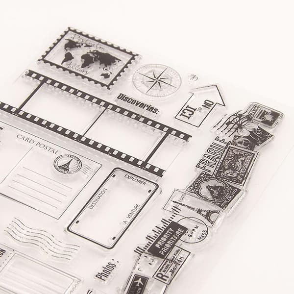 Scrapbooking Stempel Klare Stempel Transparente Stempel Silikonstempel Silikonforseglingsstempel