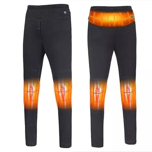 Itselämmittävät lämpöhousut USB sähkölämmitteiset lämpimät housut talven lämmittimet 3XL Female